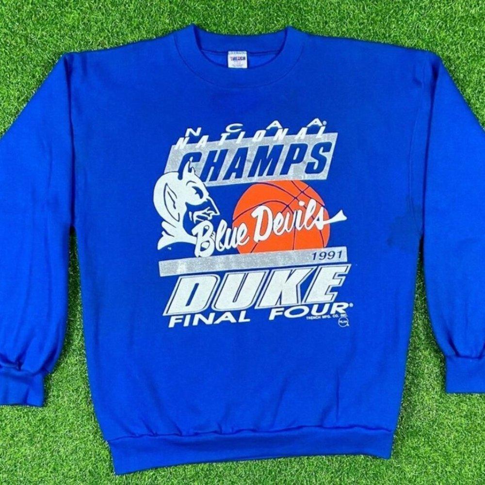 Duke Blue Devils Champions 1991 Basketball Duke Blue Devils Sweatshirt